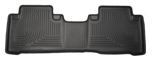 Acura MDX Rear Floor Liners - Husky Liners - WeatherBeater - Black - 2014